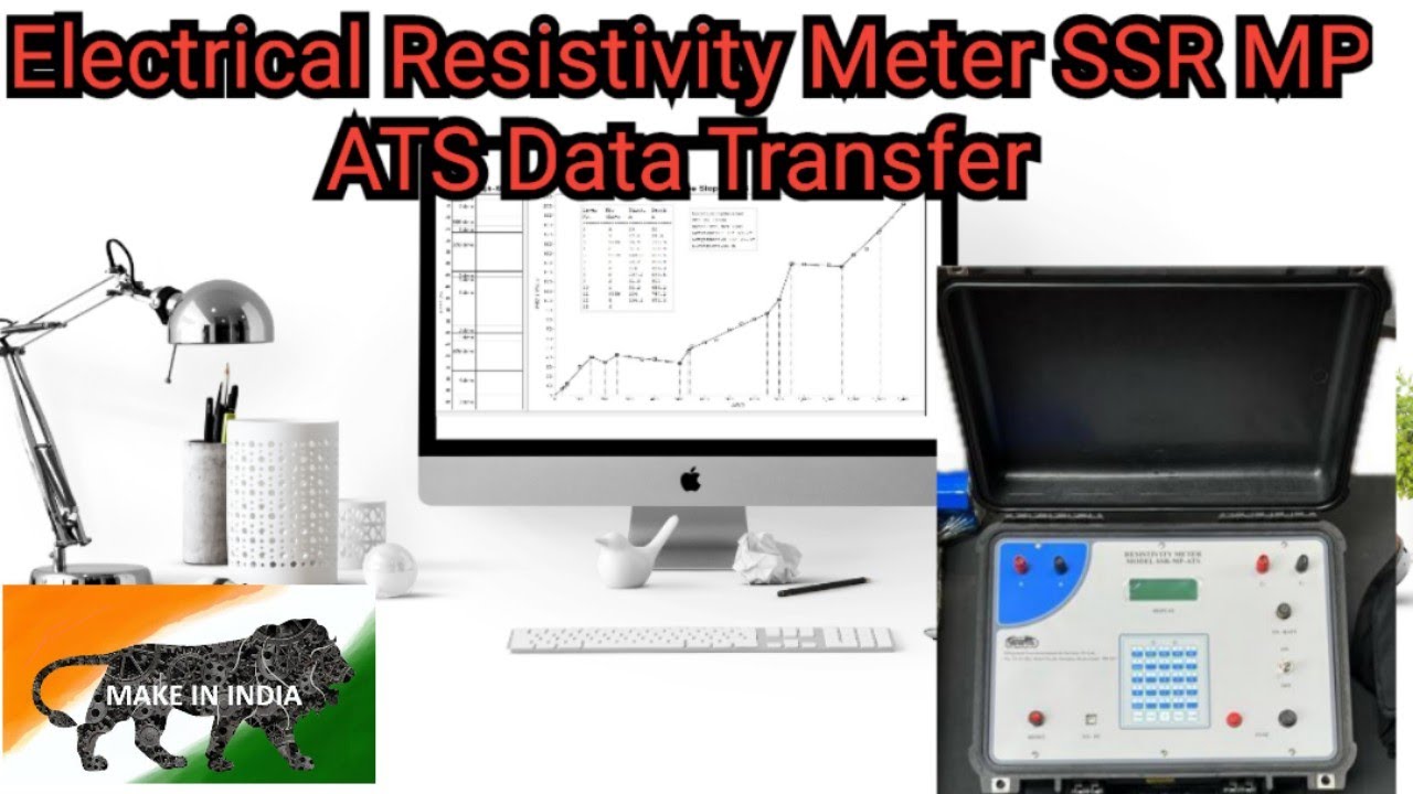 Electrical Resistivity Meter SSR MP ATS Data Transfer 