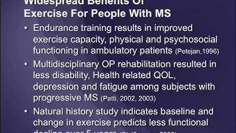 Depression and Exercise for People with Multiple Sclerosis