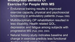 Archive: Depression and Exercise for People with Multiple Sclerosis