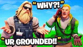 I Pretended To Be His DAD in Fortnite