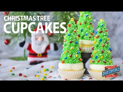 How to Make Christmas Tree Cupcakes