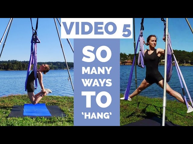 Want to learn poses that can improve your flexibility with the Yoga Trapeze?  🤔 This week, we'll learn how to do the SIDE BANANA pose 🤸 Here's some