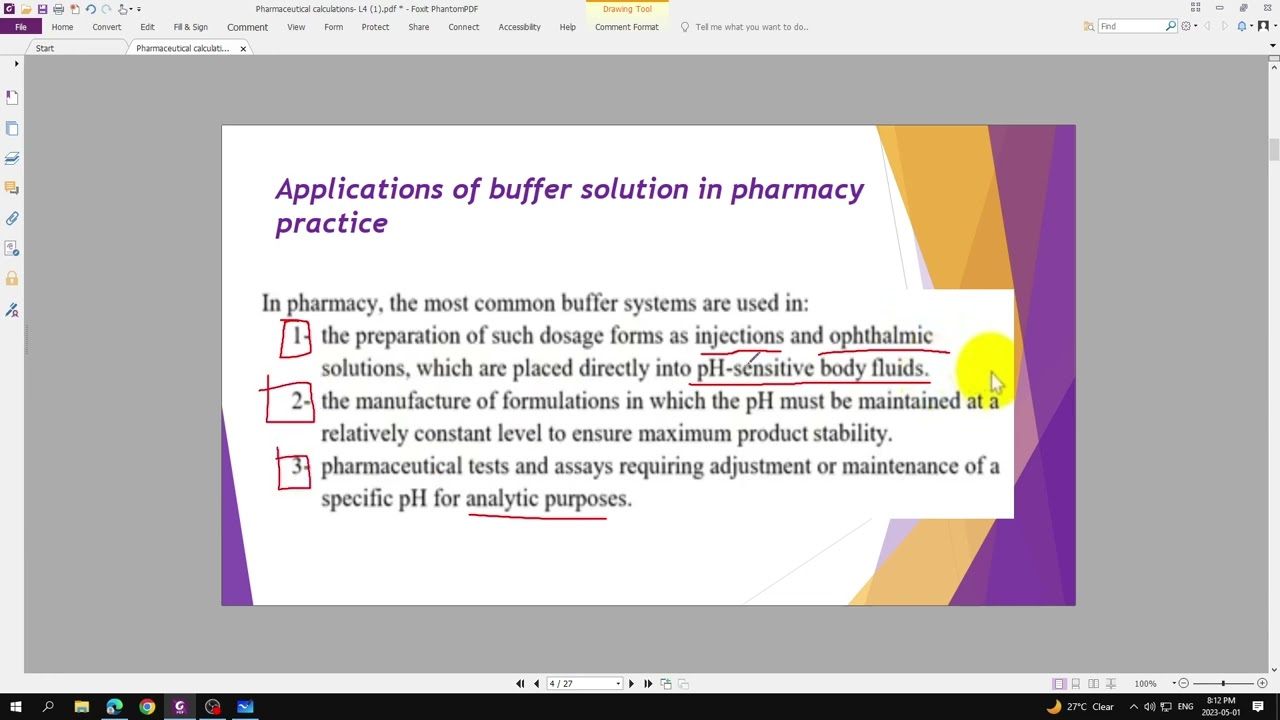 الحسابات الصيدلانية م4