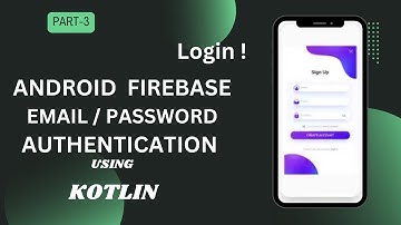 Firebase Authentication in Android Studio l Part #3 l Firebase Login #mstore