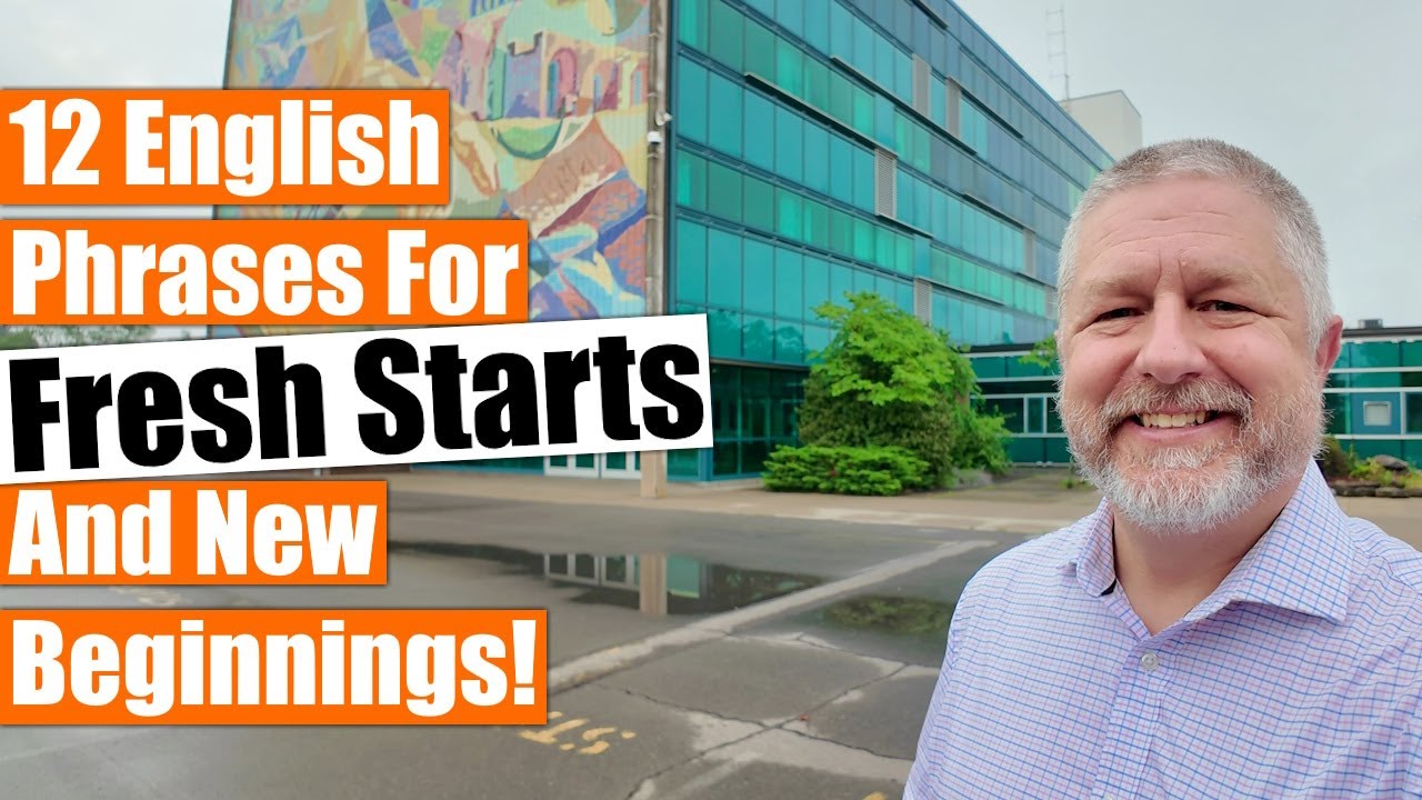 12 English Phrases for Fresh Starts &  New Beginnings 🌱✨