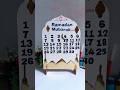 ✨DIY Ramadan Calendar💝#RamadanMubarak #Ramadan2026 #RamadanDIY #trending #shorts