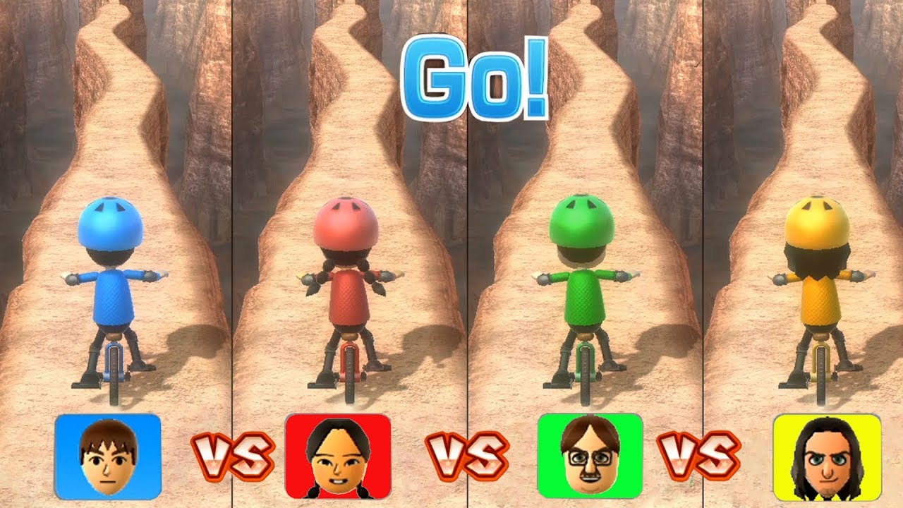 Wii Party U Minigames - Player Vs Xiao Tong Vs Marius Vs Massimo