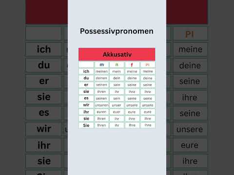 Possessivpronomen ✨ 📚