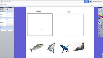 ActivInspire: matching activity using containers