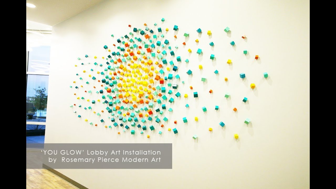 You Glow | Modern Art Installation | Rosemary Pierce Modern Art 