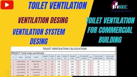 TOILET VENTILATION I COMERCIAL PROJECT I VENTILATION SYSTEM I EXHAUST AND FRESH AIR VENTILATION I