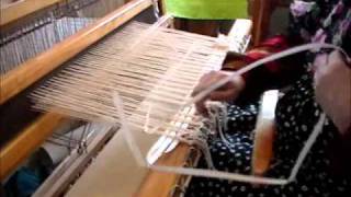 Nancy Today: Swedish rosepath start (weaving 102) ASMR weaving