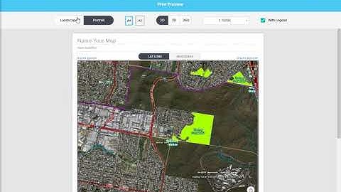 Making Maps in Queensland Globe