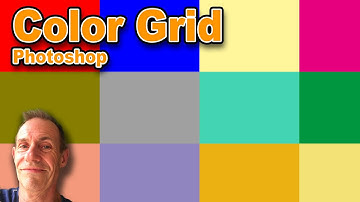 Photoshop Color Grid Effect