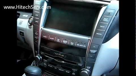How to Remove Radio / Navigation / CD Changer from Lexus LS460 2008 for Repair.