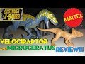 Examen du vlociraptor mattel destructasaur  monde jurassique 