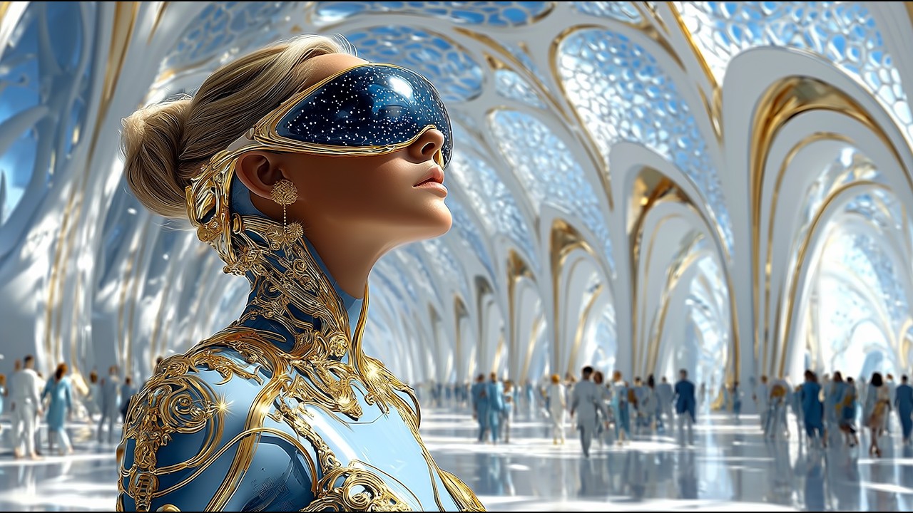 ​A Journey Through the Neon Garden: 10 Minutes of Cybernetic Nature & Future Landscapes (4K)