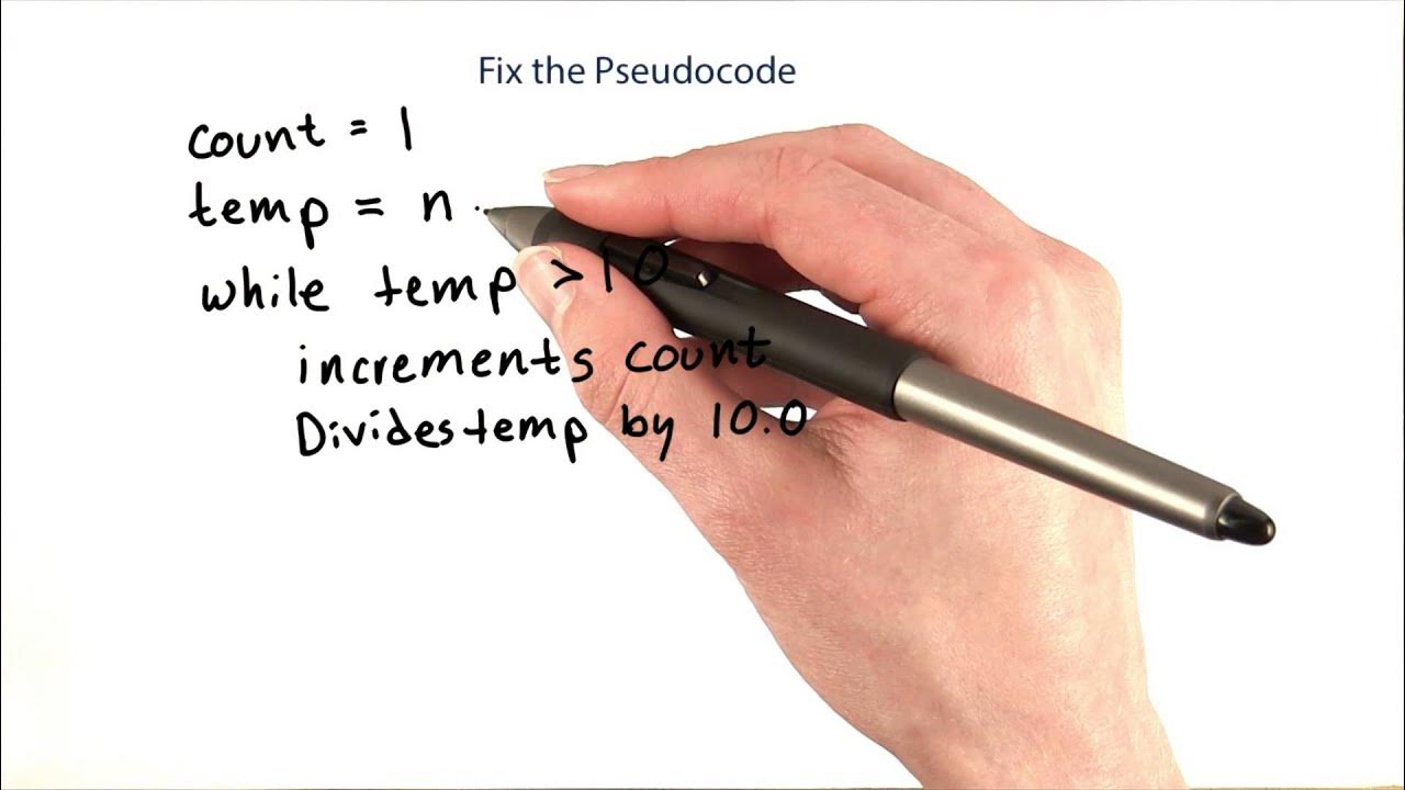 Fix The Pseudocode - Intro to Java Programming - YouTube