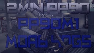 Mw3 : Quick PP90 MOAB w/ 40 GunStreak l Blops2