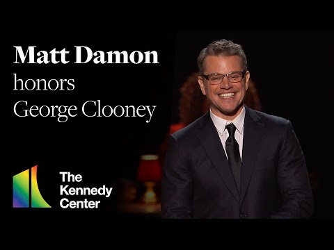 Matt Damon honors George Clooney | 45th Kennedy Center Honors