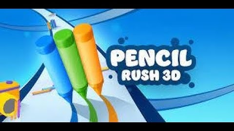 Pencil Rush 3D - Game Play Trick-  BOSS LEVEL 1 (iOS, Android) Walkthrough