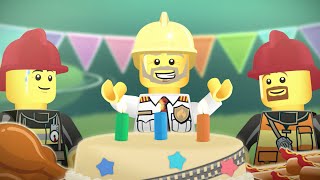 Лего Fire Chief s Day LEGO City Movie Mixer Mashup
