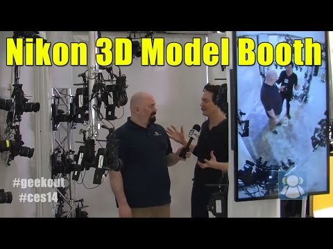 Nikon 3D Model Studio At CES 2014