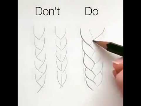 Video: Cách Vẽ Bím Tóc