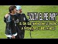 El Dia que Maradona le Enseño a Messi como Patear Tiros Libres