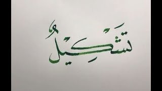 موجز حول موضوع التشكيل في الخط العربي .. الأستاذ زكي الهاشمي