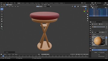 "Blender 3D Stool Modeling and Texturing. A Complete Tutorial."