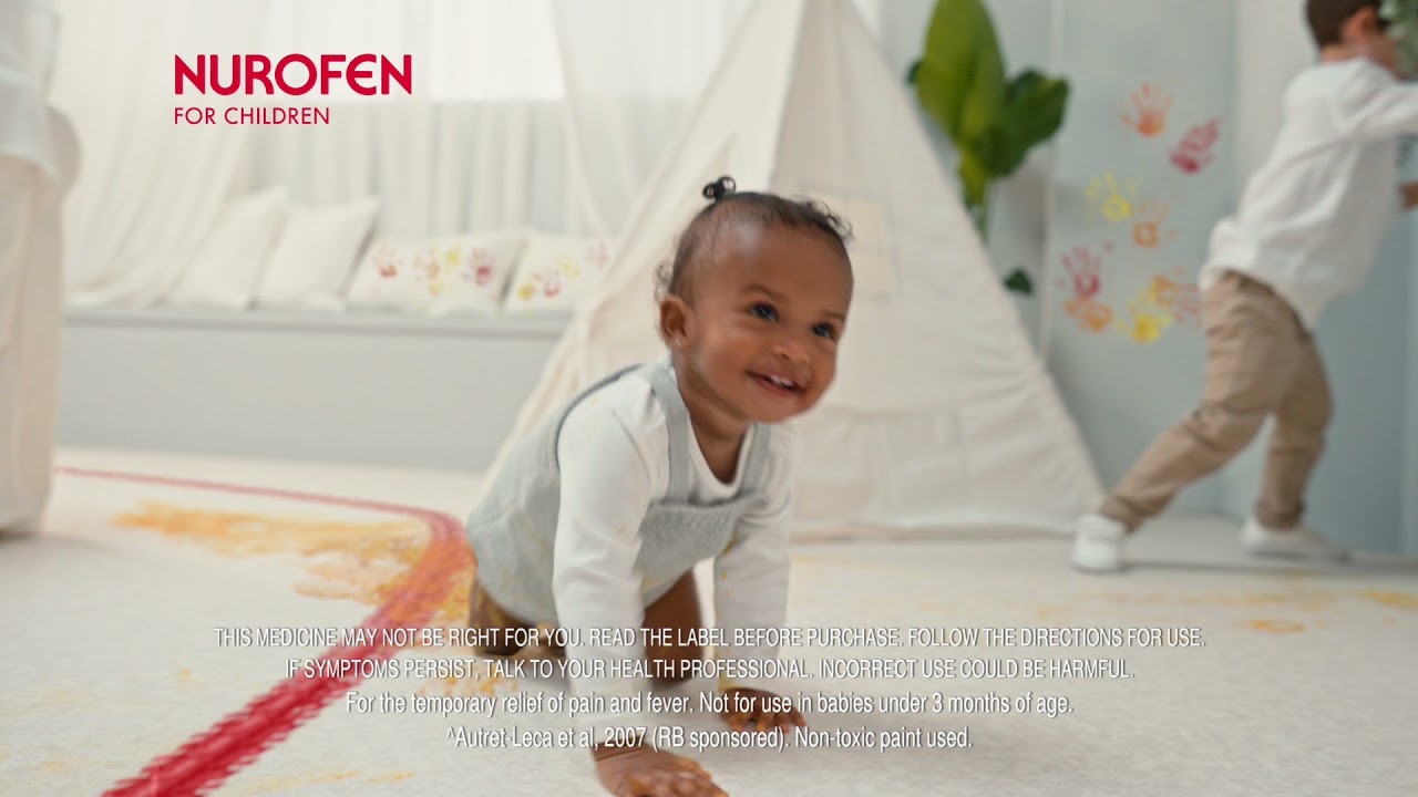 Nurofen for Children - up to 8hr fever relief^ that can be taken on