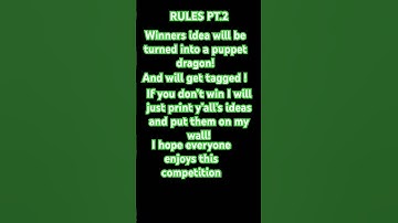 rules of competition pt2