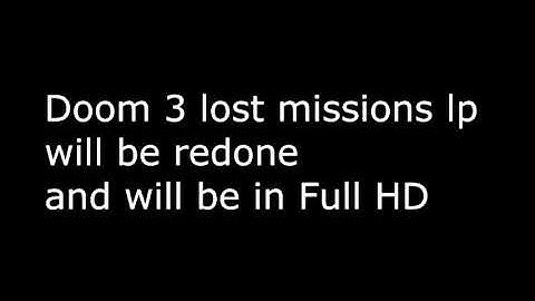 Doom 3 Lost missions Full HD 1920X1080 Playthrough