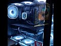 antsport crystal rgb black pc cabinet 《 night view 》 #gaming #pcgaming #antsport #gamingsetup