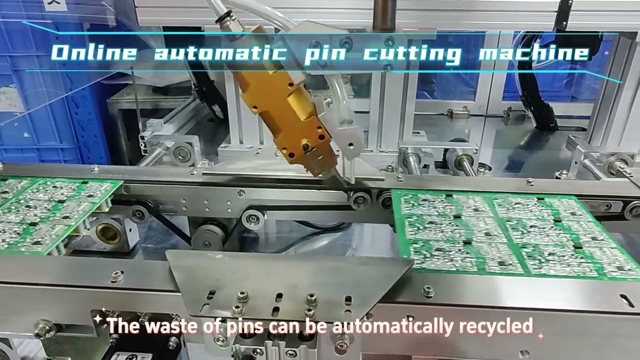 Online pcb trimming machine