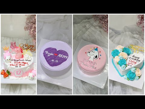 Video Some samples of Korean birthday cakes - Một số mẫu... - youtube
