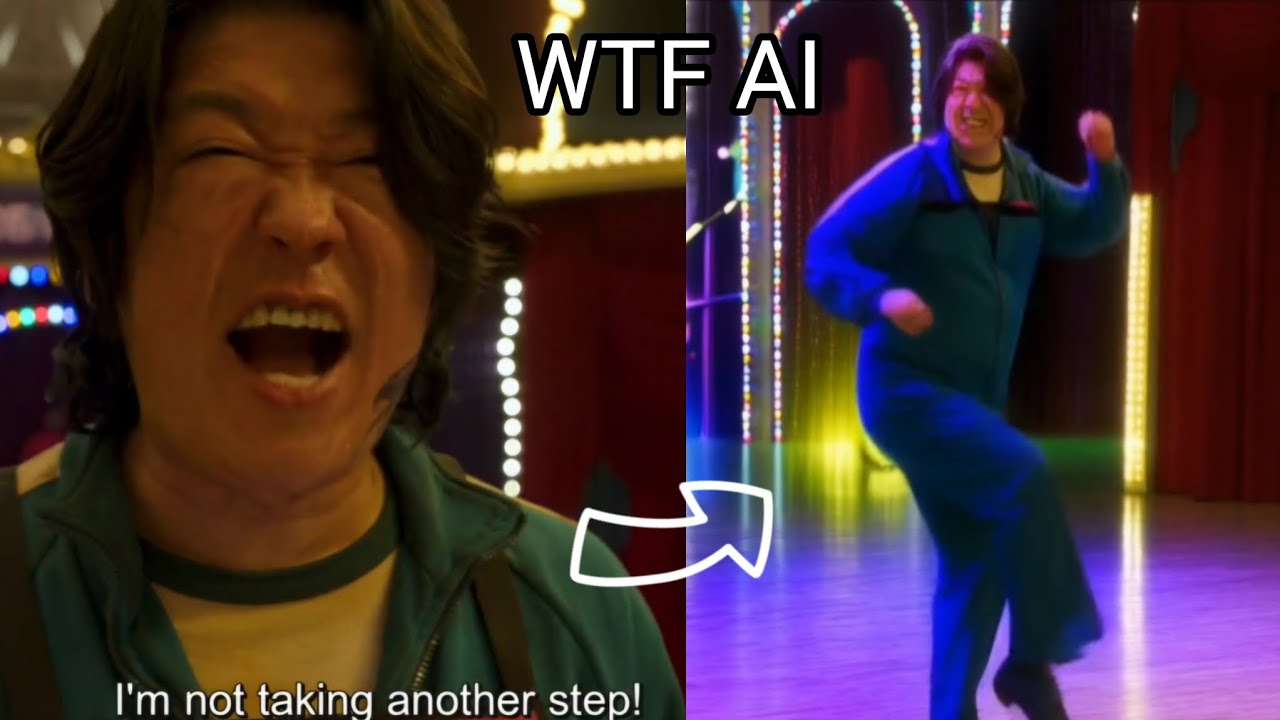 WTF AI - Squid Game meme (Part 5) Glass Bridge