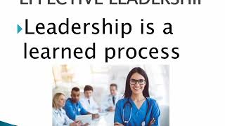 FUNDA LECTURE: Nursing Leadership Part 2 of 3