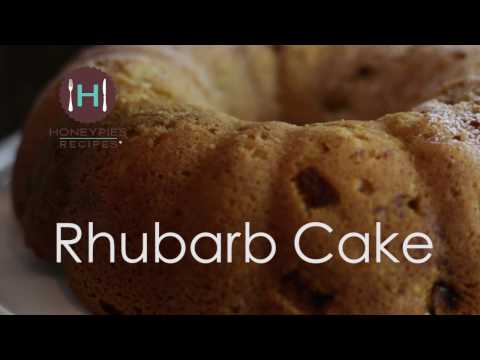 Rhubarb Coffee Cake