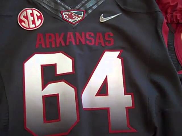 arkansas razorbacks nike football jersey