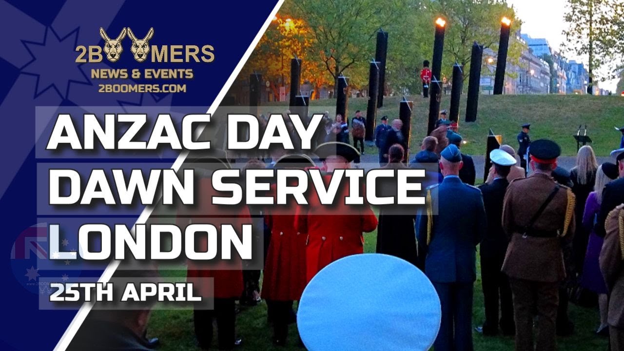 ANZAC DAY DAWN SERVICE HYDE PARK CORNER LONDON - APRIL 25TH 2022
