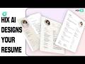 Level Up Your Resume with Claude: Professional & ATS-Friendly in One Click | HIX AI Tutorial