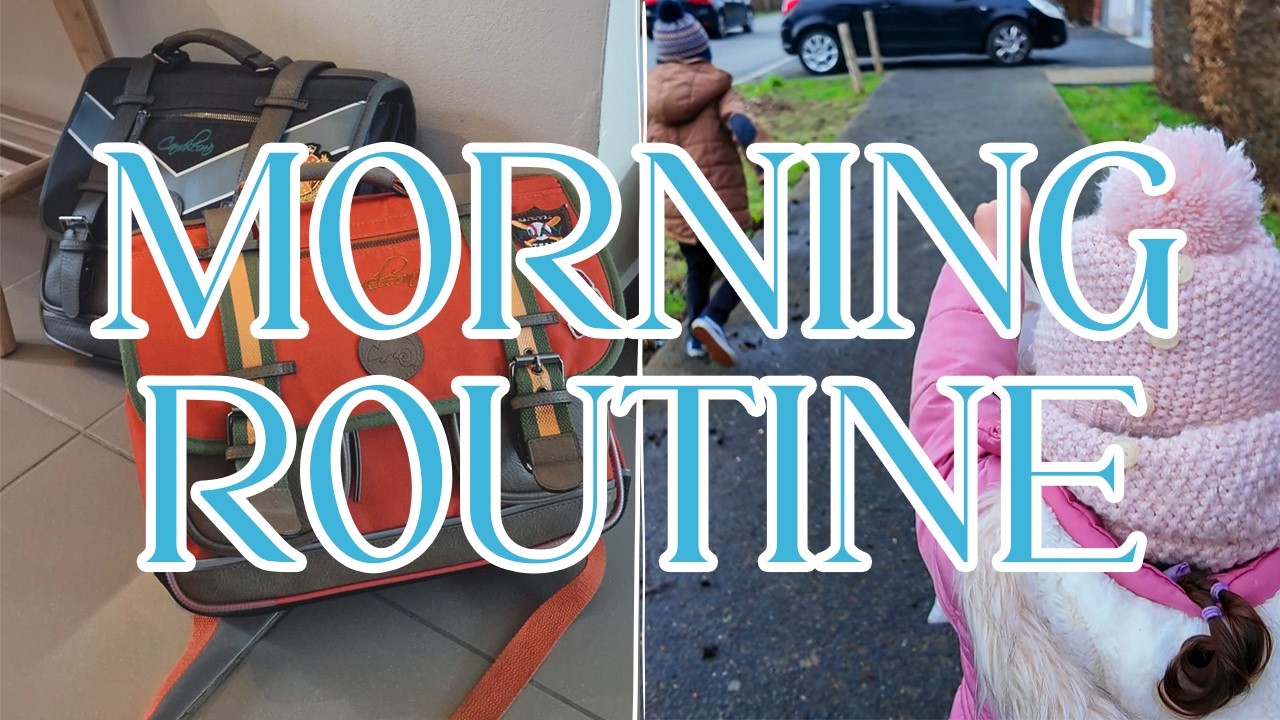 Morning routine maman de 4 enfants | Matin d’école & astuces organisation