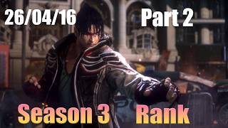 26/04/16 Part2 CBM Jin Rank Archive, Season 3! (TEKKEN 8 - 체베망 시즌3 놈진 랭크매치)