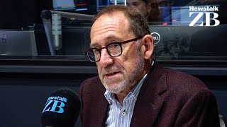 Andrew Little in studio with Newstalk ZB Wellington's Nick Mills