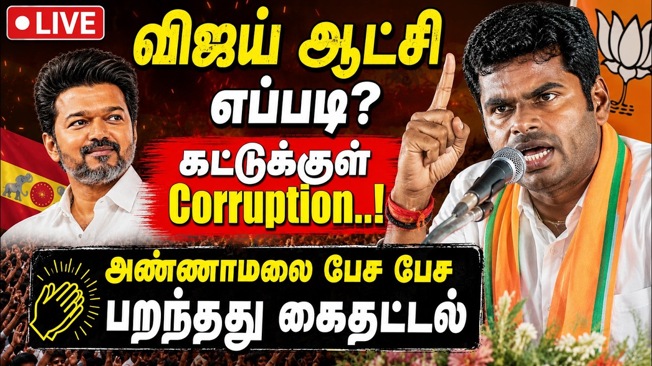 🔴LIVE : T.R.பாலுவுடன் Compromise-ஆ? USல் அண்ணாமலை பரபரப்பு !