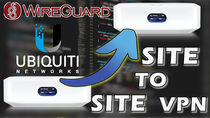 UniFi - Site-to-Site VPN with WireGuard - Detailed explanation and instructions - Tutorial