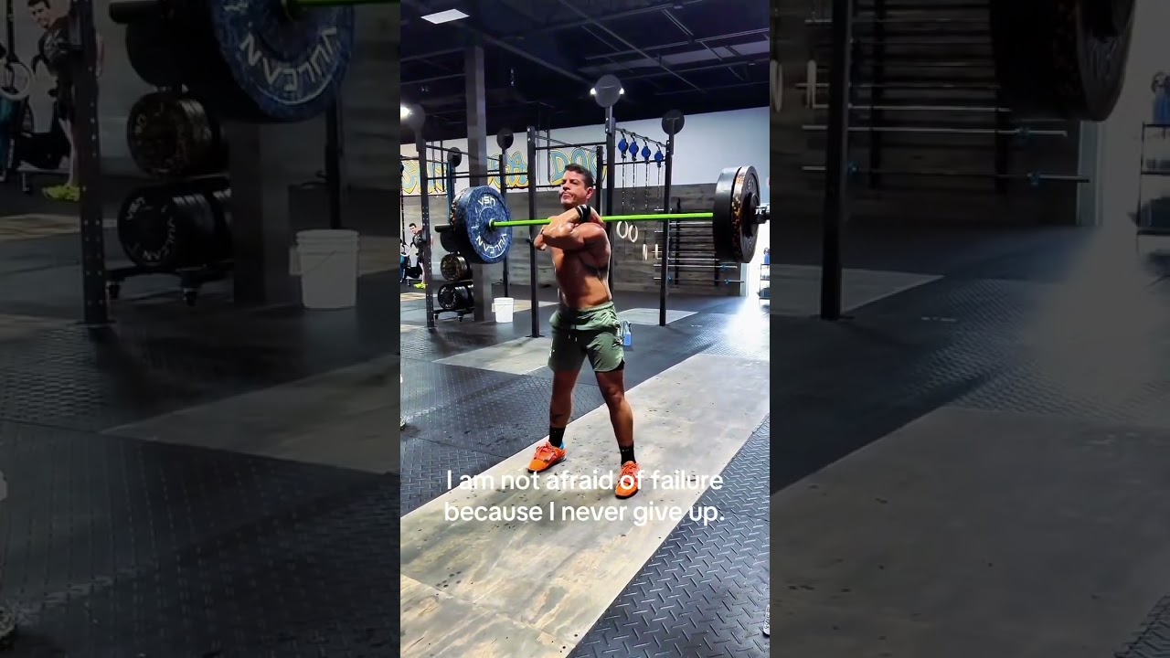 I am not afraid of failure because I never give up. 