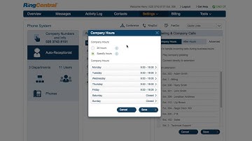 RingCentral Auto-Receptionist Overview